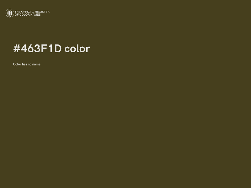 #463F1D color image