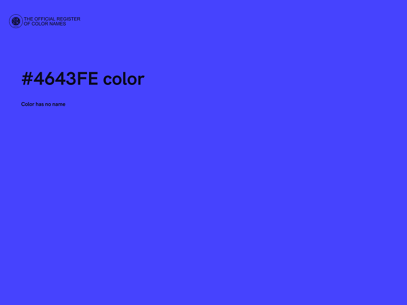 #4643FE color image