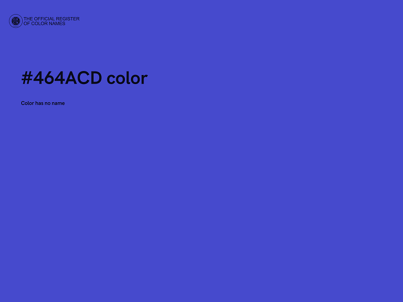 #464ACD color image