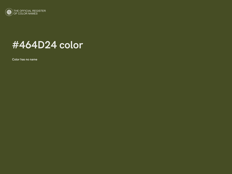 #464D24 color image