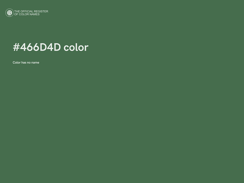 #466D4D color image