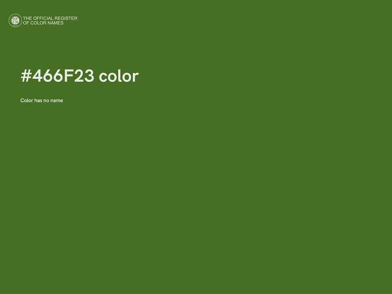 #466F23 color image