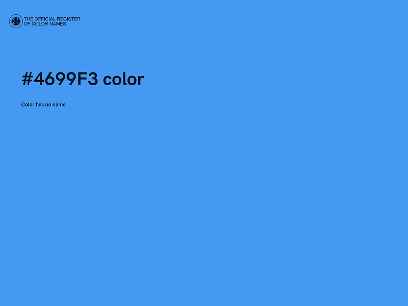 #4699F3 color image