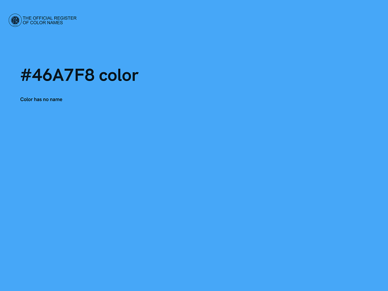 #46A7F8 color image