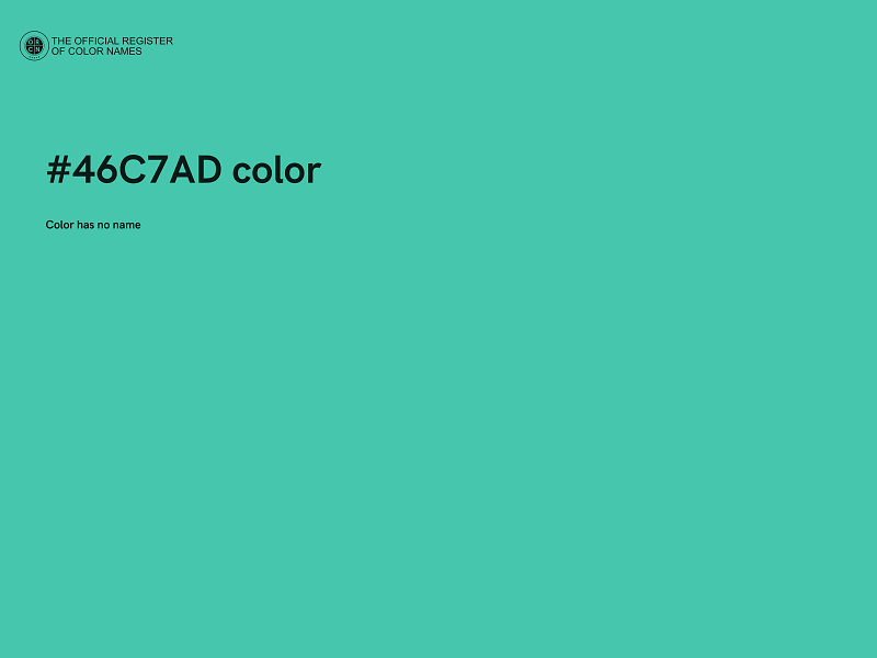 #46C7AD color image