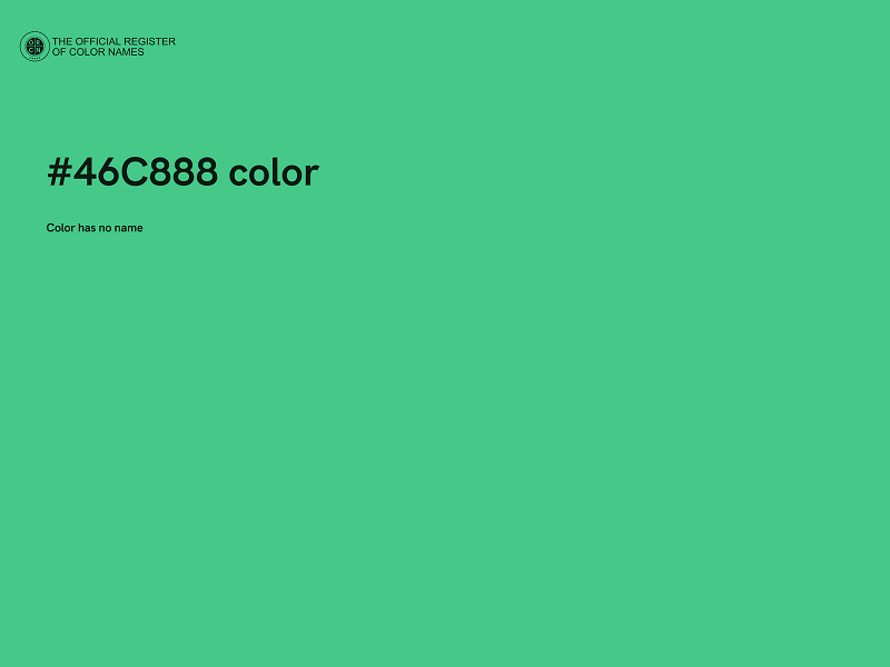 #46C888 color image