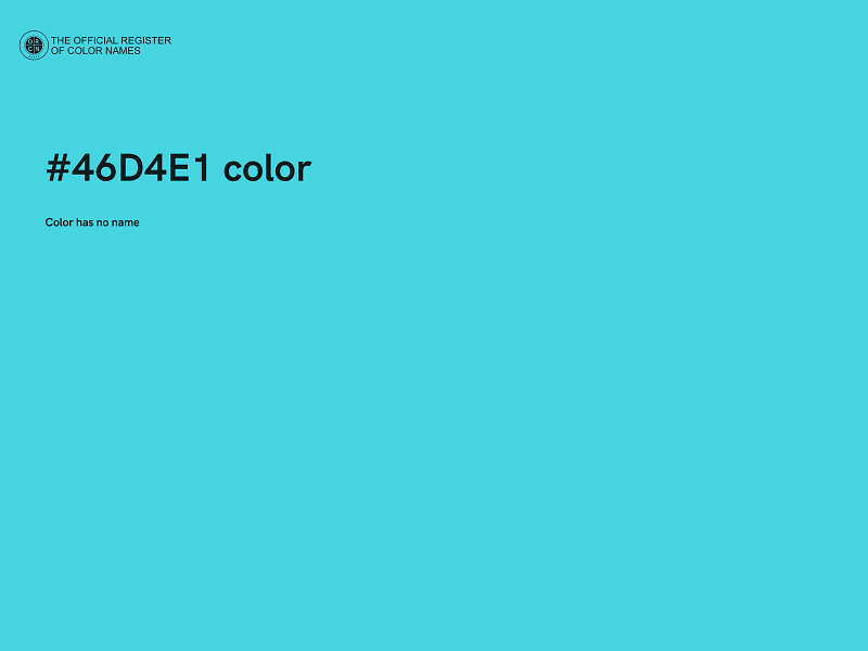 #46D4E1 color image