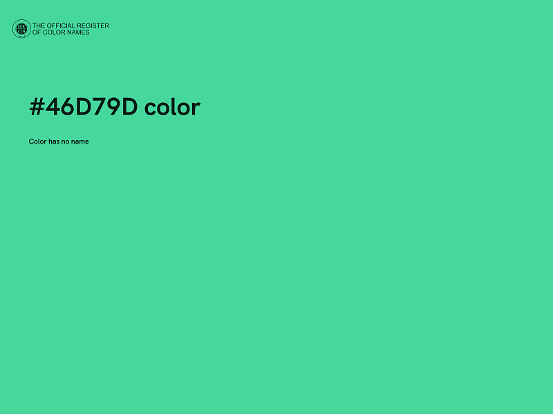 #46D79D color image