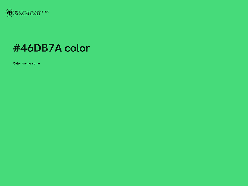 #46DB7A color image