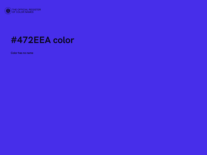 #472EEA color image