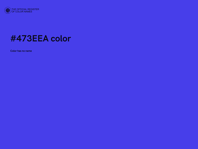 #473EEA color image