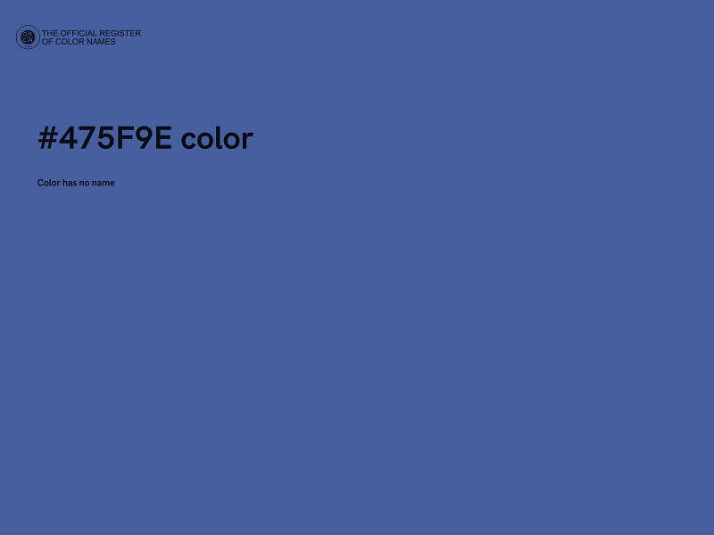 #475F9E color image