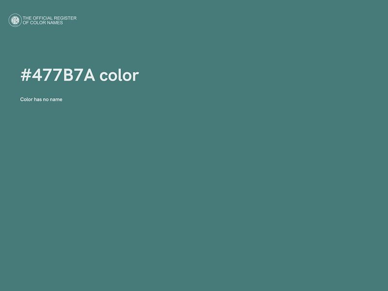 #477B7A color image