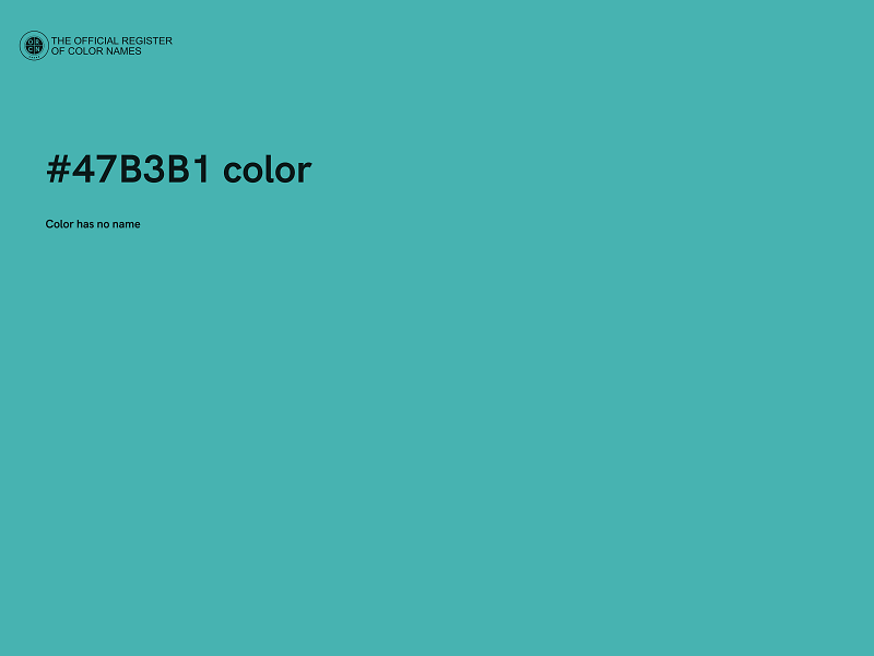 #47B3B1 color image