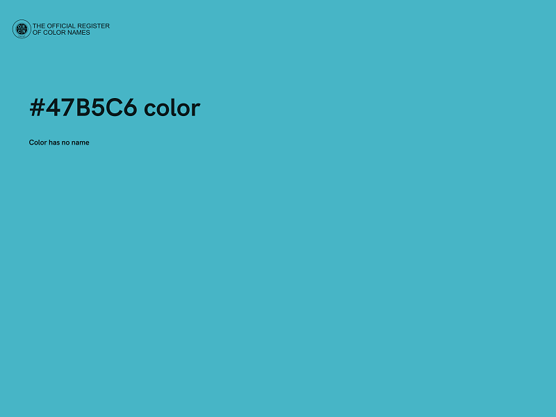 #47B5C6 color image