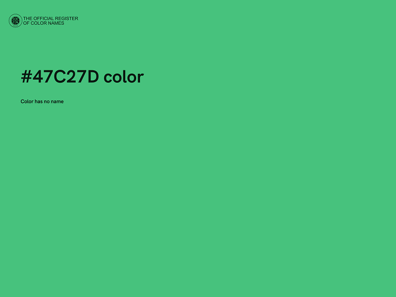 #47C27D color image