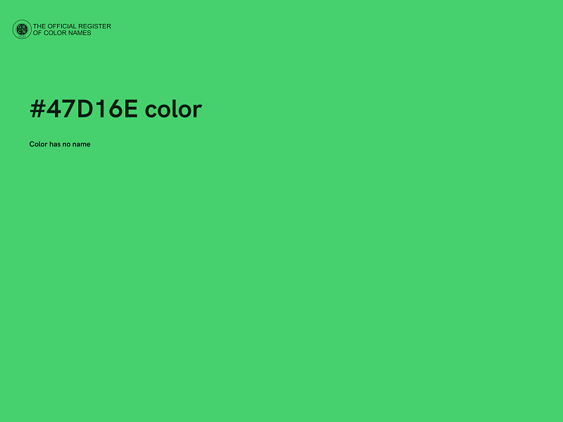 #47D16E color image