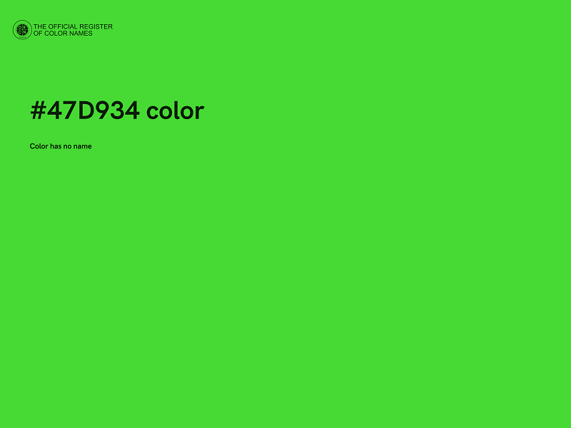 #47D934 color image