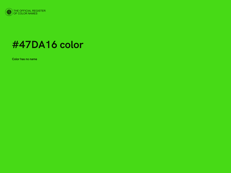 #47DA16 color image