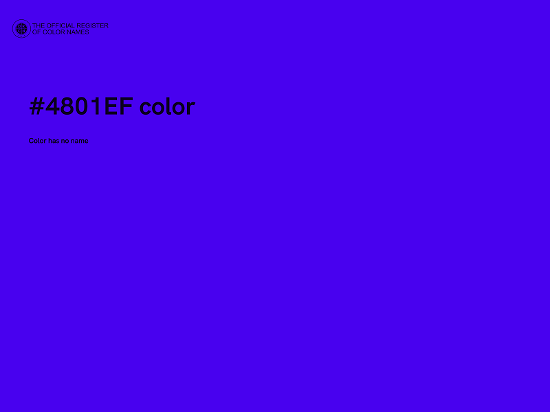 #4801EF color image