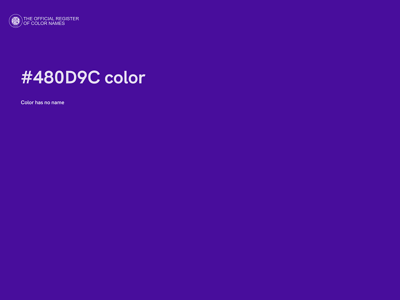 #480D9C color image