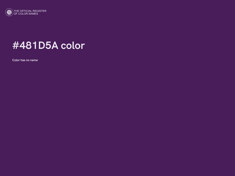 #481D5A color image