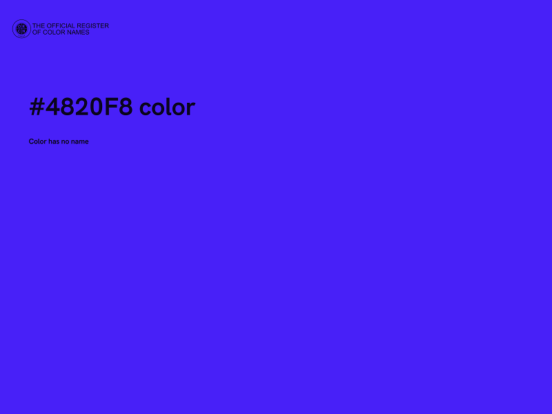 #4820F8 color image