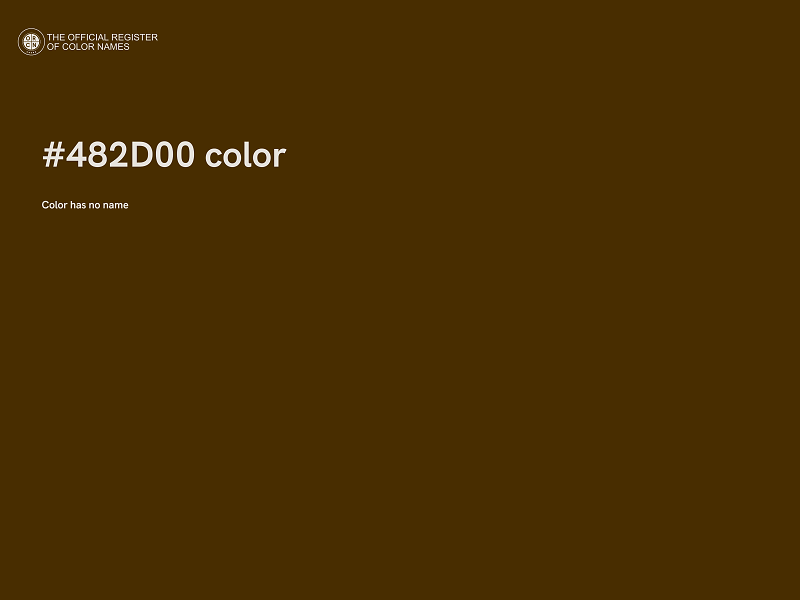 #482D00 color image