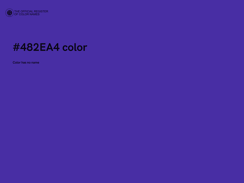 #482EA4 color image