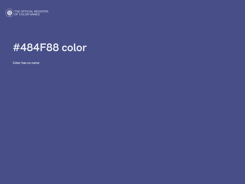 #484F88 color image