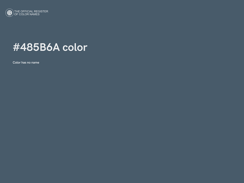 #485B6A color image