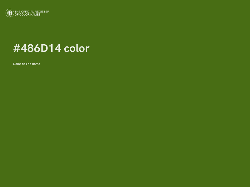 #486D14 color image