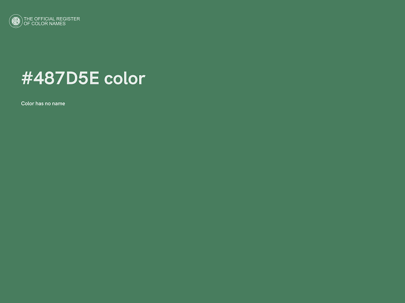 #487D5E color image