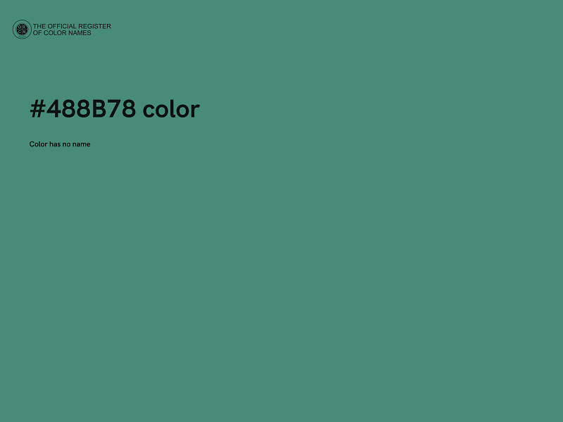 #488B78 color image