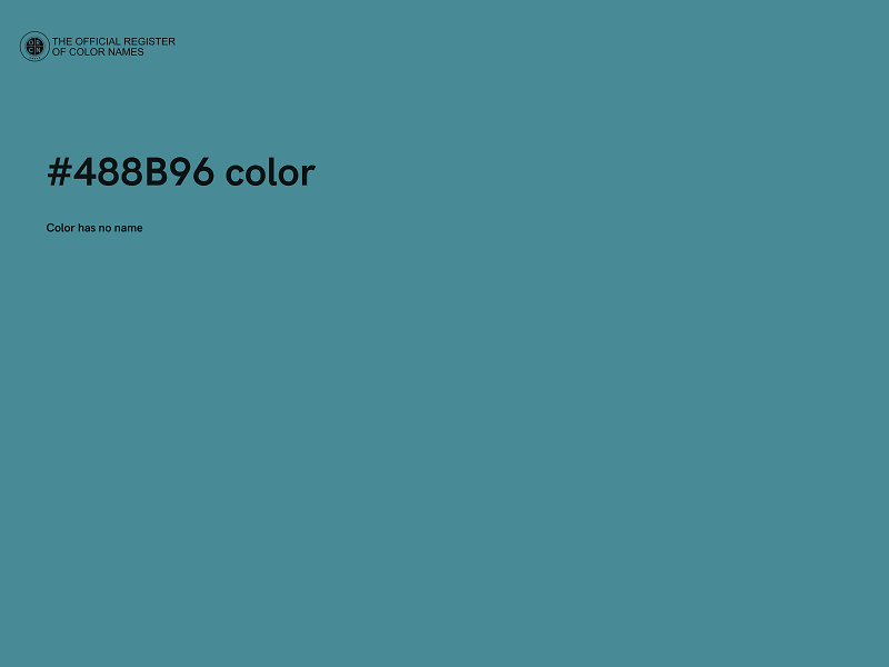 #488B96 color image