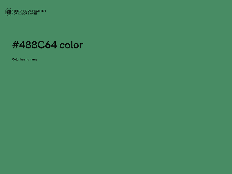 #488C64 color image