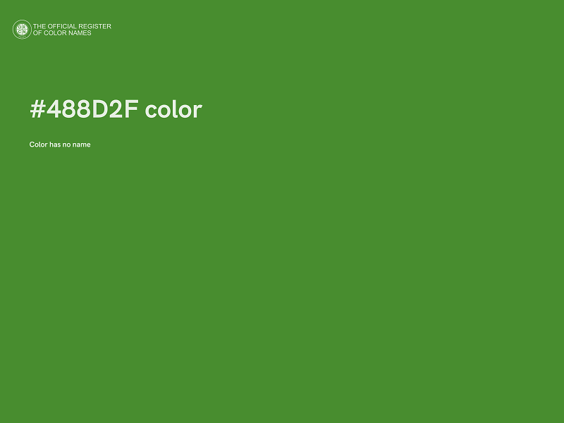 #488D2F color image