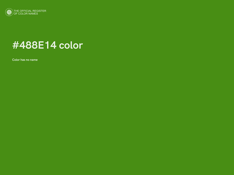 #488E14 color image