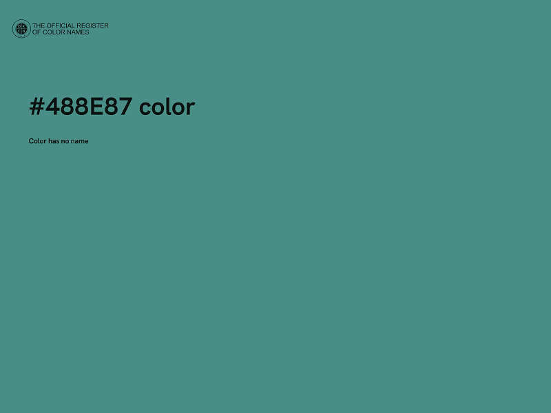 #488E87 color image