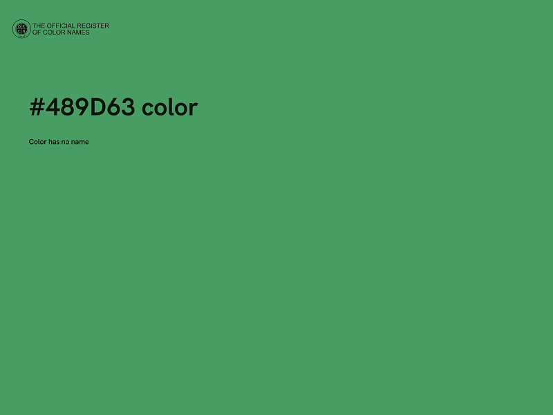 #489D63 color image