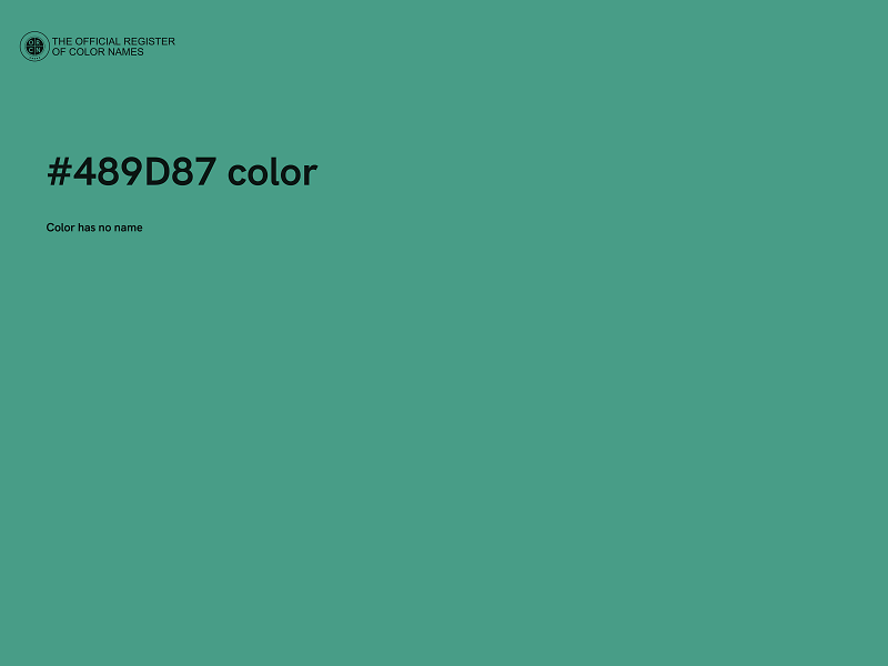 #489D87 color image