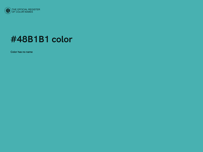 #48B1B1 color image