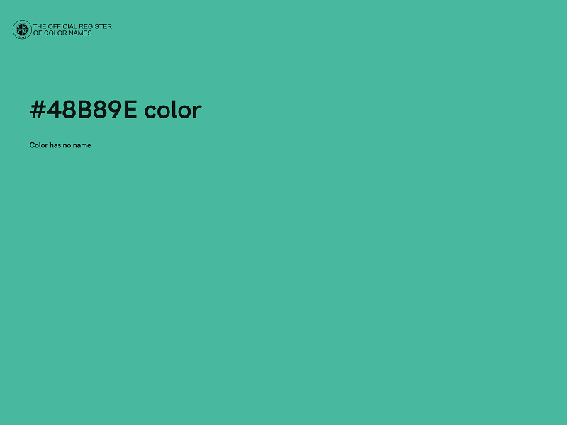 #48B89E color image