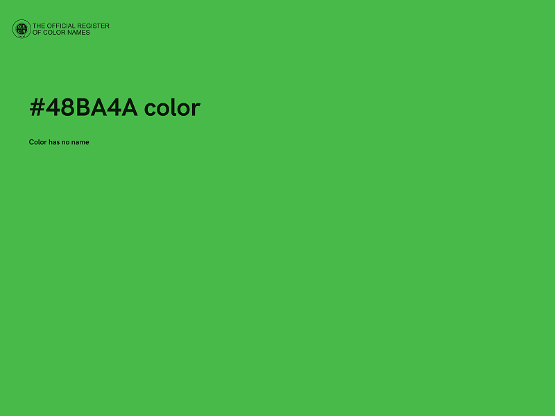 #48BA4A color image