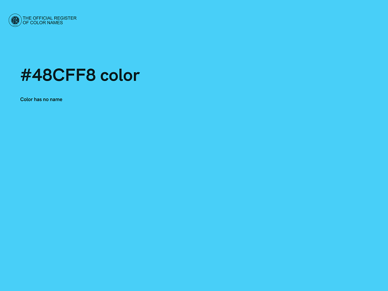 #48CFF8 color image