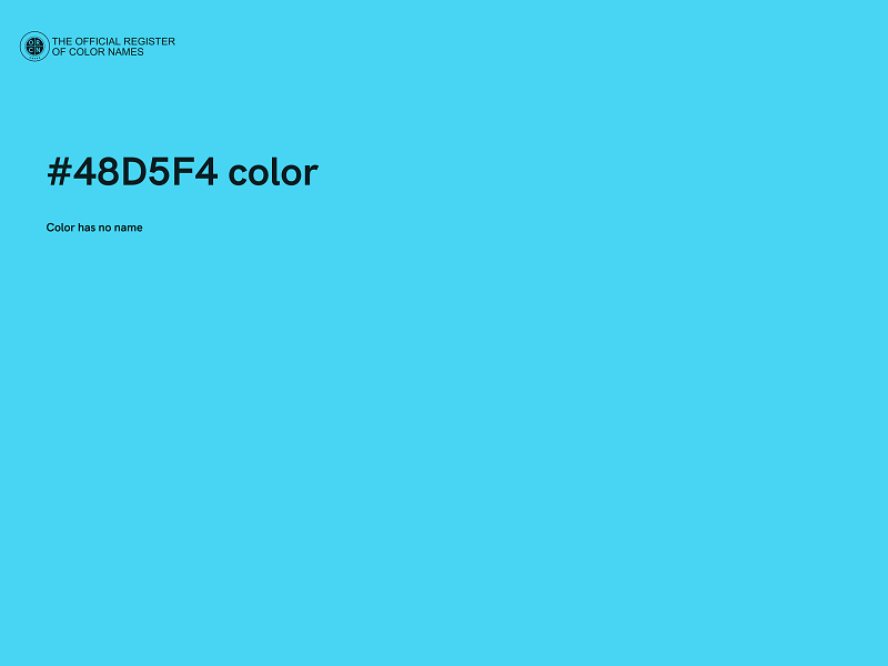 #48D5F4 color image