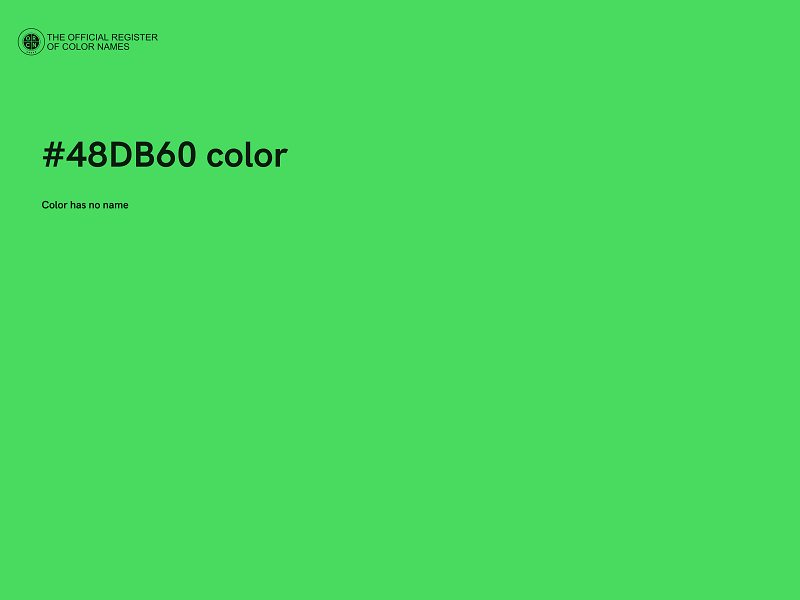 #48DB60 color image