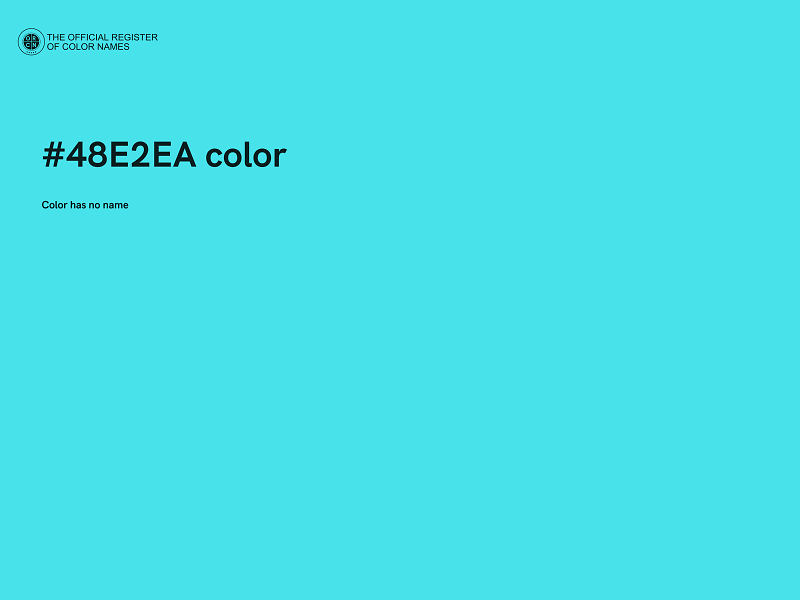 #48E2EA color image