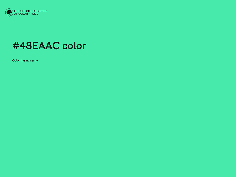 #48EAAC color image