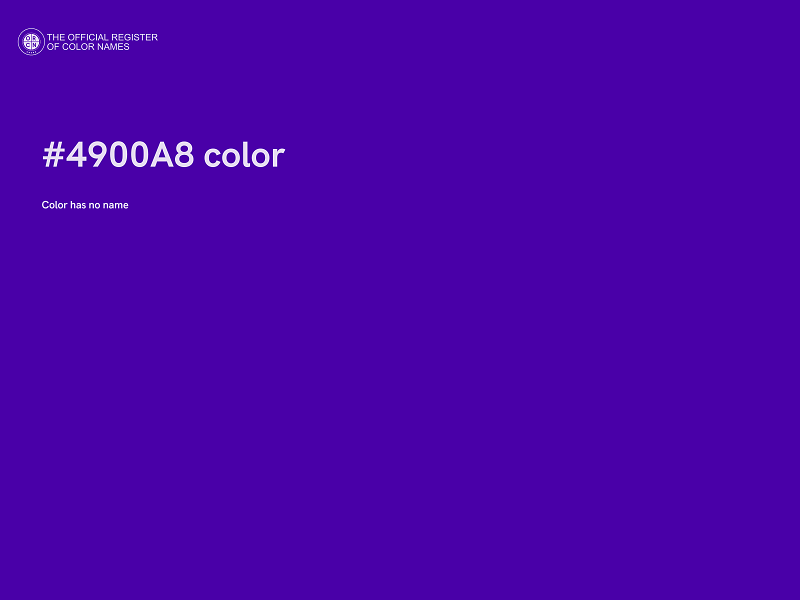 #4900A8 color image